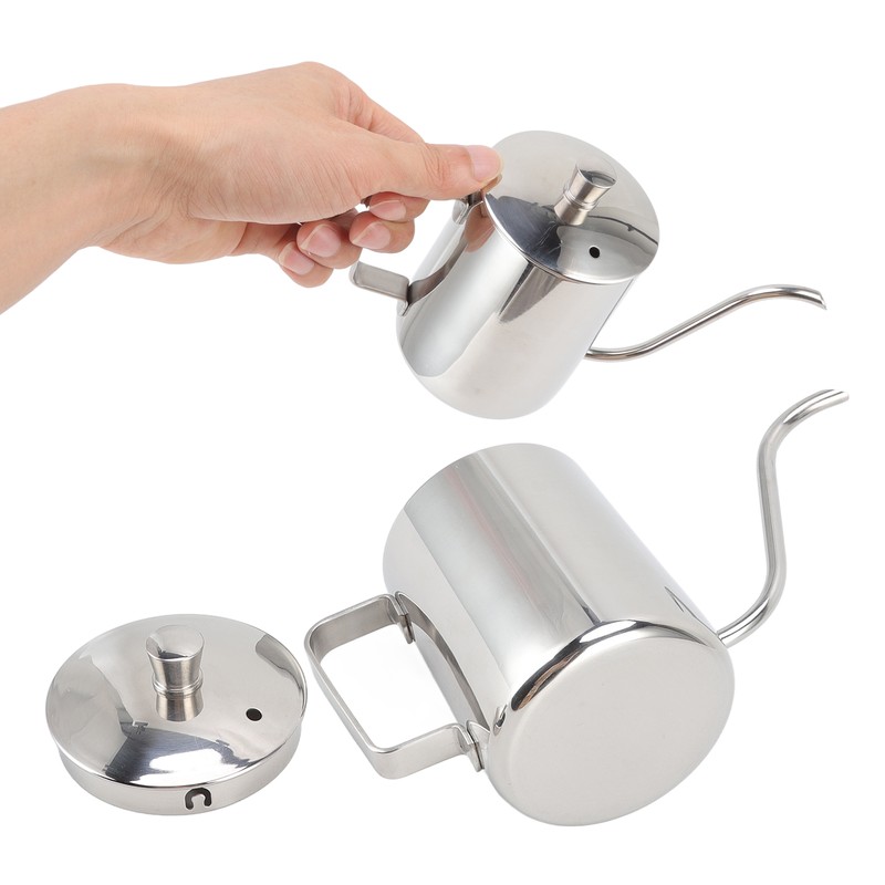 Pour Over Coffee Kettle Stainless Steel Handheld Narrow Drip Spout