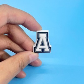 Fannoday Letter Charms for Decoration, Adult Letter Decoration Charms for Boys and Girls