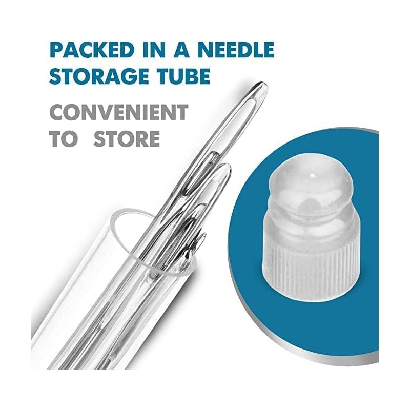 Heavy Duty Hand Sewing Needles Set - 15 Needles for