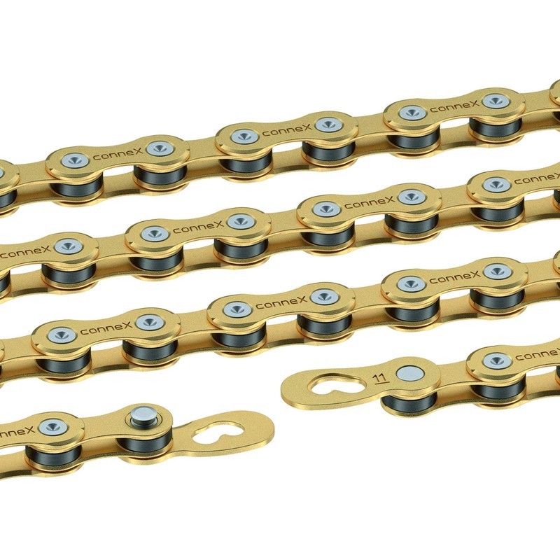Wippermann 11sg 11 Speed Chain, Gold, 118 Left