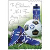 Chelsea Birthday Card for Grandson - Football Design - Chelsea's