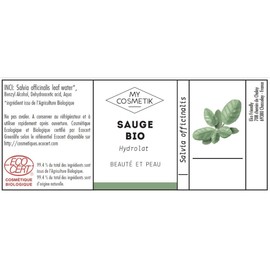 My Cosmetics Hydrolate from Sage Organic Cosmetics - 250 ml + Dosing Pump