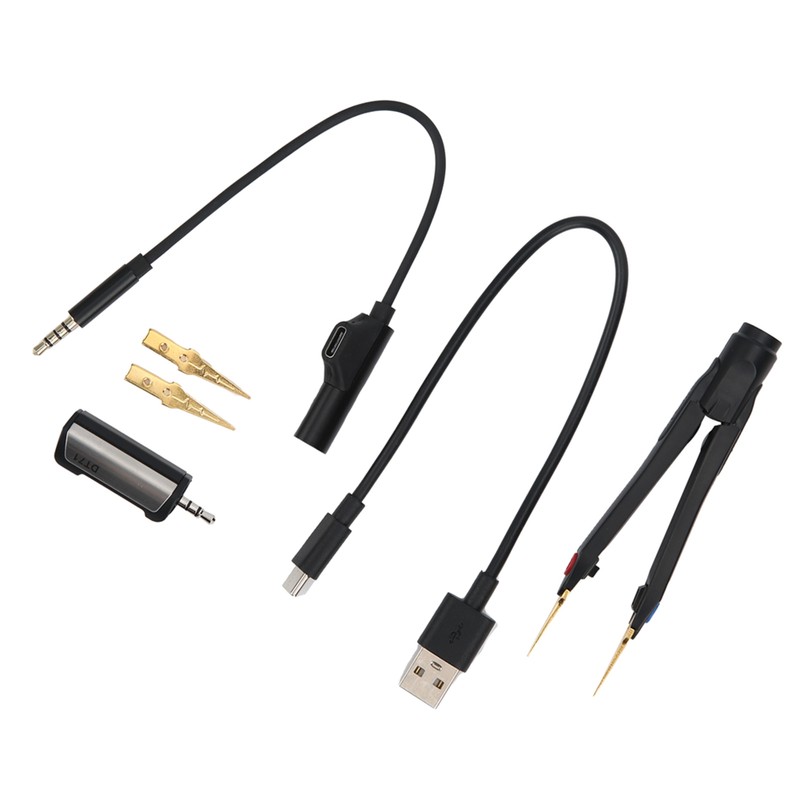 DT71 Mini Digital Smart Tweezers Handheld Bridge Measurement Components Signal