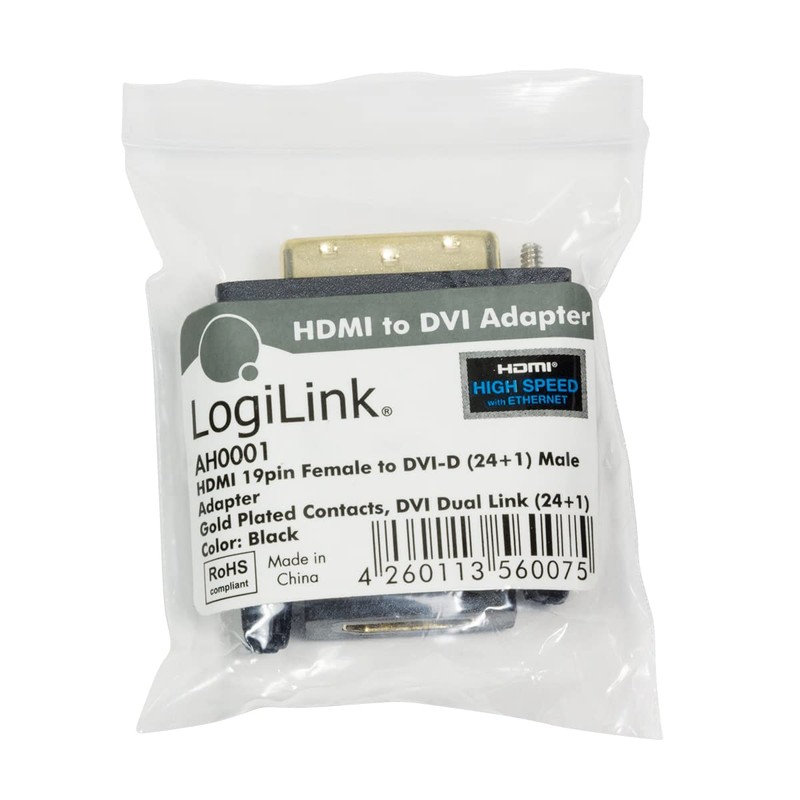 LogiLink HDMI Female to DVI Male Adapter