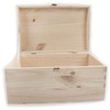 Wooden Treasure Chest Box | 29 x 19 x 14.5
