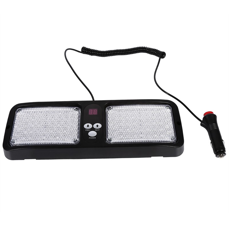 86LED Emergency Beacon Vehicle Car Truck Sun Visor Strobe Flash