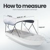 KING BIRD 3-4 Bow Bimini Boat Top Cover Sun Shade