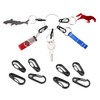 Swatom Mini Alloy Carabiner Clip Tiny Spring Snap Hook Carabiners