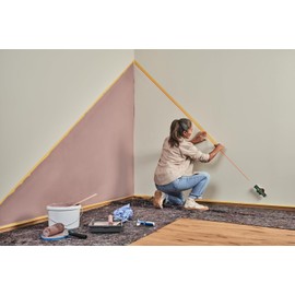 Bosch UniversalWallLevel Laser Spirit Level (3-in-1 Tool: Spirit Level, Line Laser for Easy Alignment on Walls up to 5 m, Laser Point for Transferring Heights up to 20 m, in E-Commerce Box)