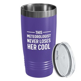 Meteorologist Purple Tumbler 20oz - Meteorologist her - Meteorologist Gifts Meteorologist Cup Meteorology Gifts Weather Forecaster
