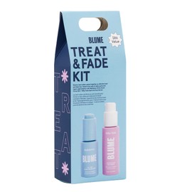 Blume Treat & Fade Acne Skin Care Set - 2-Step Acne Scar Treatment & Dark Spots Face Care - Meltdown Face Oil & Milky Fade Vitamin C Serum - Helps Brighten Complexion & Repair Barrier (2 Count)