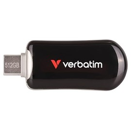 Verbatim PLECTRA USB-C FLASH DRIVE BLACK 512GB (30227)