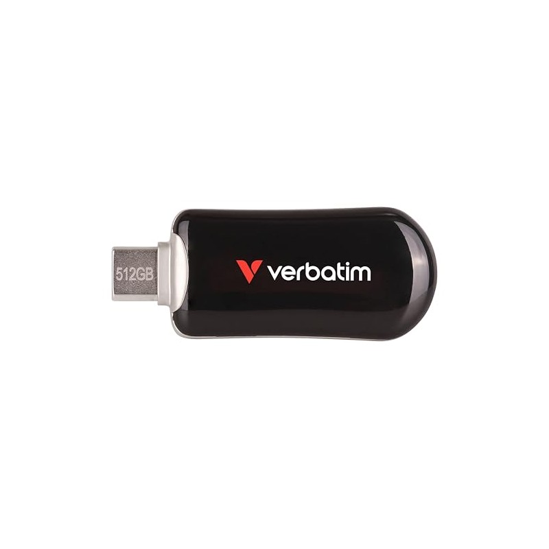 Verbatim PLECTRA USB-C FLASH DRIVE BLACK 512GB (30227)