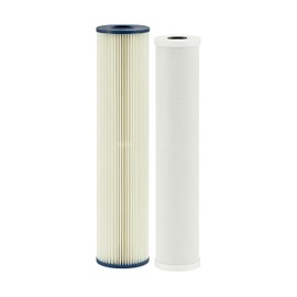 Kind Water Systems Kind Water 5-Micron Sediment & Carbon Replacement Filters – Fits Kind & Evo E-1000/E-3000 Whole House Water Systems – Includes O-Ring Kit & Lubrication – 6-12-Month Filter Refill