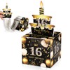 16th Birthday Money Box, 4.72 Inch Surprising Money Gift Box