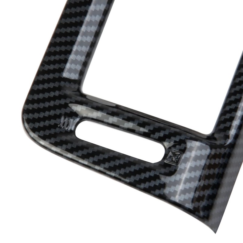 Carbon Fiber Dashboard Air Vent AC Outlet Cover Trim For