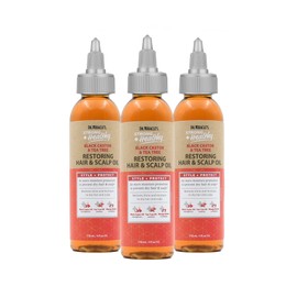 Dr. Miracle's Strong & Healthy Restoring Hair & Scalp Treatment (3 Pack) - Enriched with Black Castor Oil, Tea Tree Oil, and Mango Butter for Intense Moisture