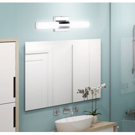 TRLIFE LED Vanity Light, Dimmable 8W 6000K Cool White Bathroom Vanity Light Fixture Over Mirror (15.7in)