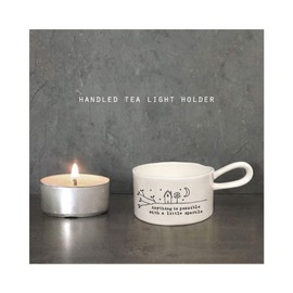 East of India Handled Tea Light Holdelittle Sparkle
