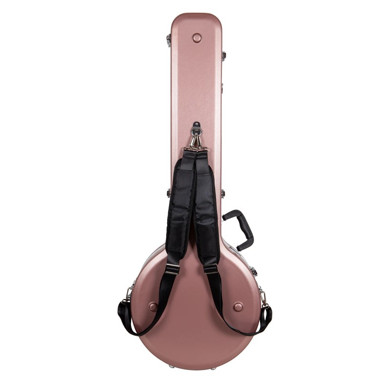 Crossrock 5-String Resonator & Gibson Tenor Banjo Case-ABS Molded Hardshell