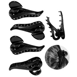 BHARATGAURAV 3pcs LARGE hair clips for women accessories for hair, Big size hair clutches banana clip for girls stylish women (Black)