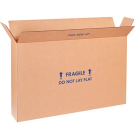 Tape Logic TL22616FPFOL FOL Flat Panel TV Boxes, 22 x 6 x 16", Kraft (Pack of 5)