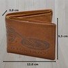 flevado Full Leather Wallet with RFID Protection Film Motorcycle Biker