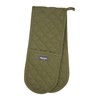 Love Colour Double Oven Gloves, Olive Green