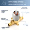 Shower Faucet Set Complete Shower Kit Dual Shower Head and