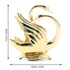 Gold Napkin Holder Elegant Modern Tissue Dispenser Stand Zinc Alloy