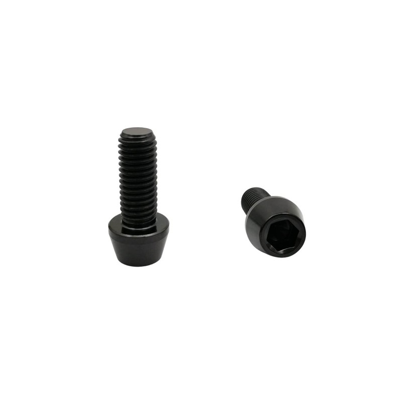 RISON-Titanium 5 pieces titanium bicycle stem screws, M6 x 1.0