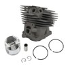 Chainsaw Coated Piston Cylinder Kit 11140‑020‑1205 47mm Bore Replacement for