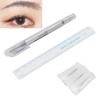 10pcs Microblading Tattoo Marker Pen Gray Skin Marker Pen Paper