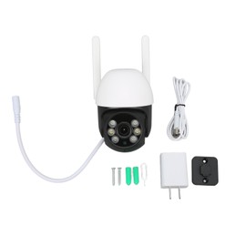1080p Wifi Camera with Two Way Voice Intercom Wireless Connection Ball Monitoring Camera for Home Office 100‑240V US Plug