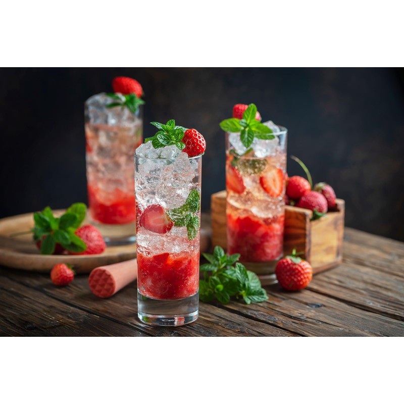 Strawberry-Kiss easyWater Drink Powder, Sugar-free Flavour Powder for Refreshing Drinks,