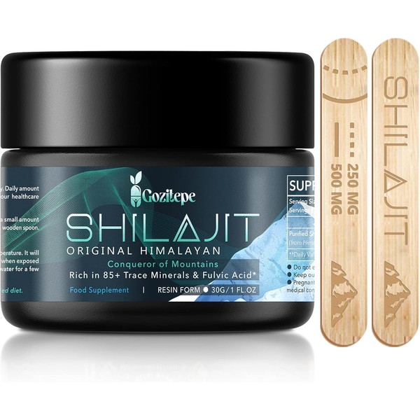 Shilajit High Potency Purified Himalayan Shilajit Resin with Fulvic Minerals