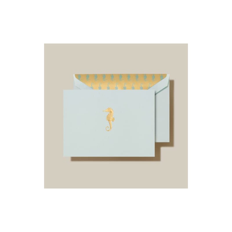 Crane & Co. Seahorse Note