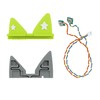 Toniebox Replacement Earpiece Set 1 Green Outer Ear 1 Inner