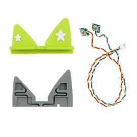 Toniebox Replacement Earpiece Set 1 Green Outer Ear 1 Inner Ear 1 Cable
