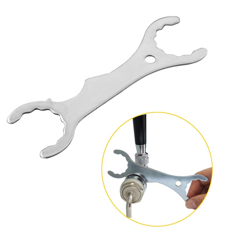 Faucet Spanner Home Brewing Wrench, Stainless Steel Superior Tool Multi-function