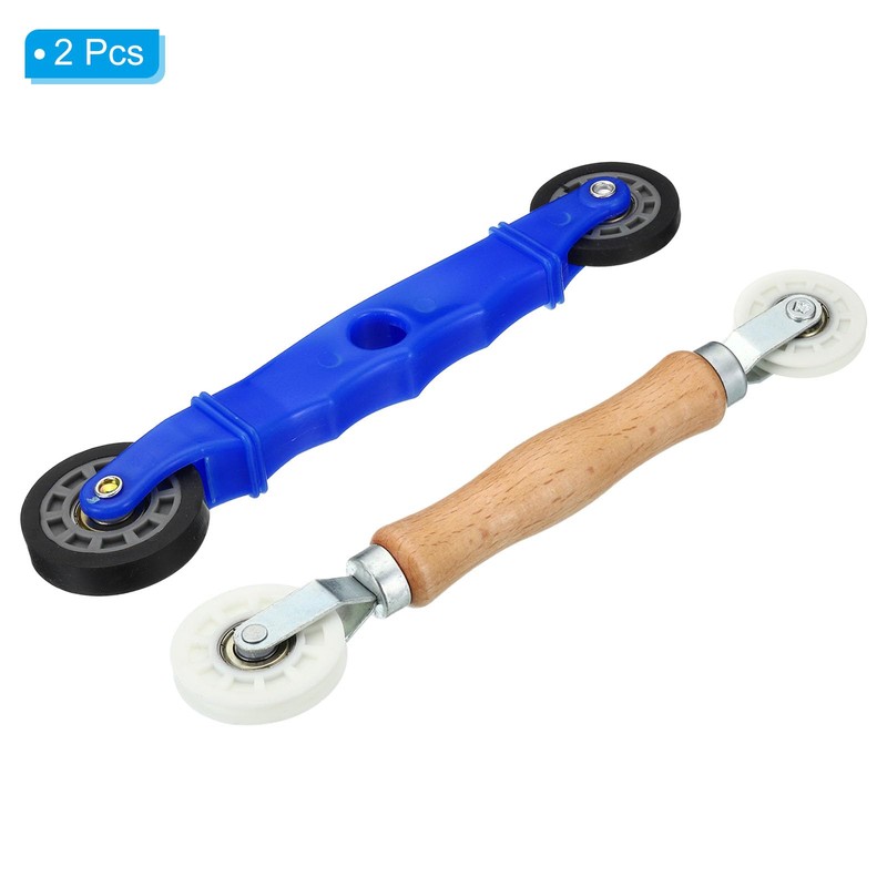 PATIKIL LED Strip Channel Roller Tool, 2 Pack Flat/U-Groove Wheels
