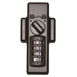 Nomuratec N-1074 Comfort Security Auxiliary Lock Guard Dial Type For Outside Opening Only (Screw Type)