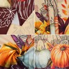 Fall Square Tablecloth 60x60 Inch, Washable Thanksgiving Autumn Pumpkin Fall