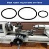 YINETTECH 3 Sets of Nitrile Rubber Drive Belt Lathe Replacement