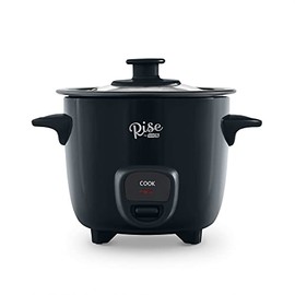 RISE BY DASH Black 2 Cups Rice Cooker