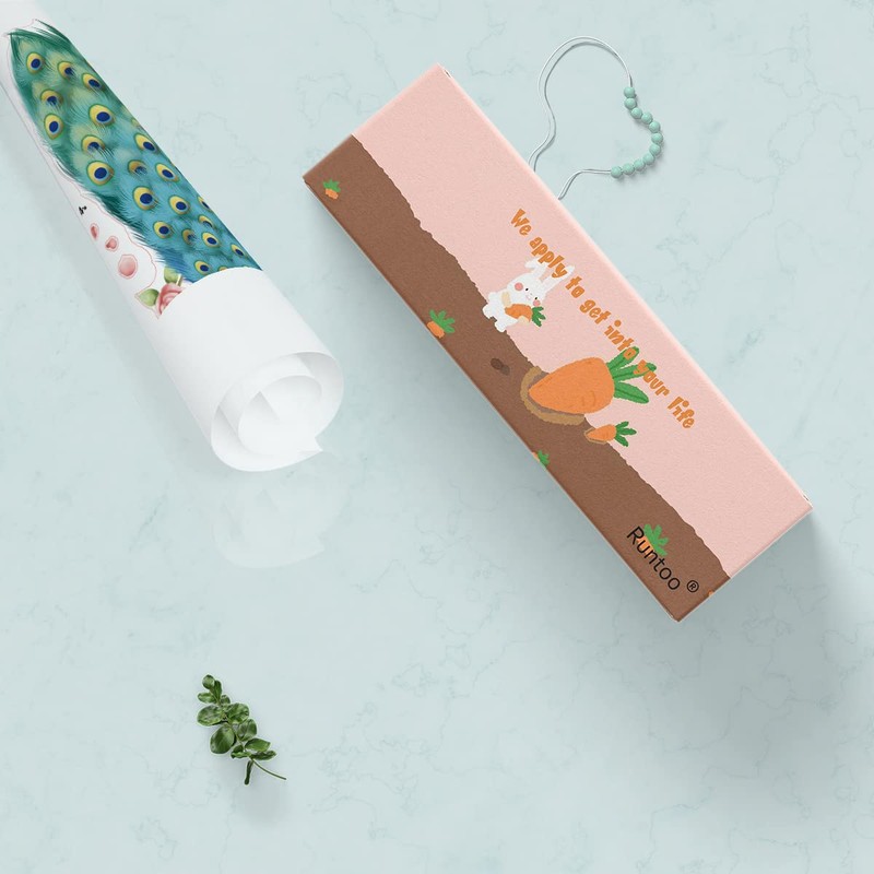 Runtoo Peacock Wall Decal Flowers Tree Branch Bird Wall Stickers