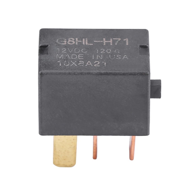 Compressor Relay, Black Plastic Compressor Relay Reliable Stable Fuse Relay