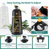 Instant Hair Color Shampoo For Gray 100 Grey Coverage Black