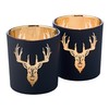 EDZARD Lio Tea Light Holder Set of 2 (Height 8