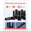 VEVOR 1/2" Drive Impact Socket Set, 29-Piece Deep Sockets Standard